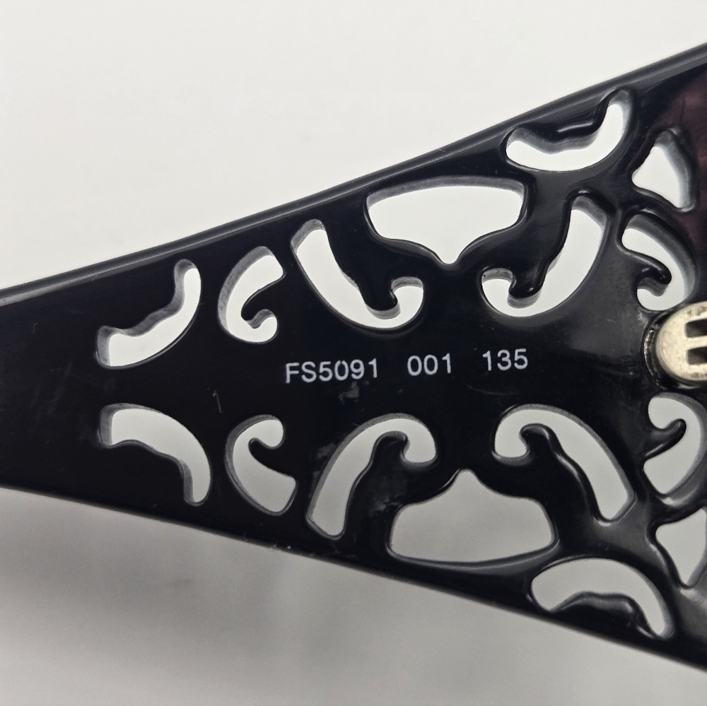 Fendi Black Sunglasses with Rose Lenses - Picture 5 of 6